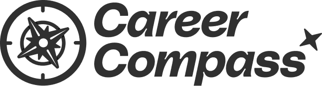 Logo von Career Compass mit Kompass-Symbol