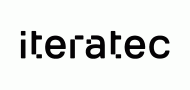 Animated logo with the text 'iteratec'
