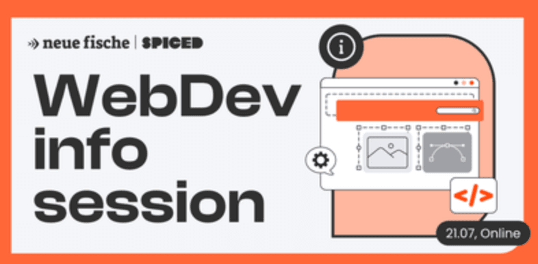 WebDev Info Session Event-Ankündigung