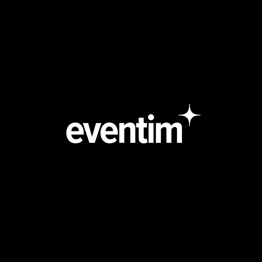 Eventim logo on black background